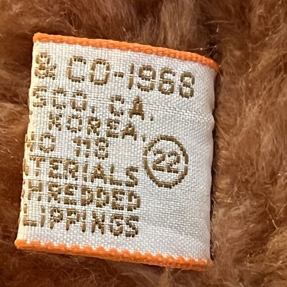 Vintage 1968 Dakin Brown Teddy Bear 12" Plush Jointed - Picture 9 of 11